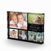 おばさん私たちは白いスクリプトコラージュあなたを愛している フォトブロック (右)