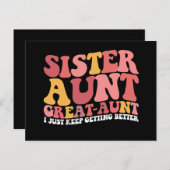 おばさん素晴らしおばさん保より ポストカード (正面/裏面)