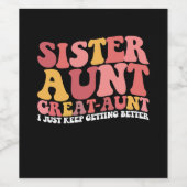 おばさん素晴らしおばさん保より ワインラベル (シングルラベル)