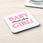 おばさん誇りを持ったベビーガールTシャツ&ギフト コースター (左側)