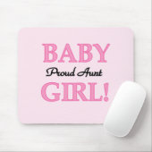 おばさん誇りを持ったベビーガールTシャツ&ギフト マウスパッド (マウス)