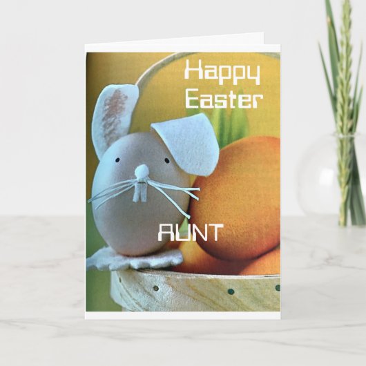 ***おばさん***お前は一卵良い(イースター) カード (正面)