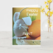 ***おばさん***お前は一卵良い(イースター) カード (黄色い花)