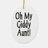 おばさん！ セラミックオーナメント (正面)