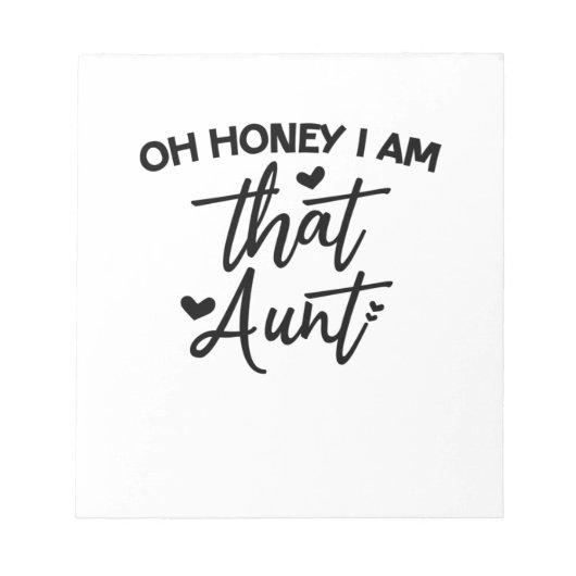 おばさん ノートパッド (正面)