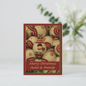 おばさん&ファミリーメリークリスマスカード シーズンポストカード (スタンド正面)