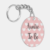 おばさん、妊娠の発表の超音波 キーホルダー (正面左)