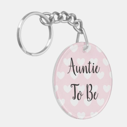 おばさん、妊娠の発表の超音波 キーホルダー (正面左)