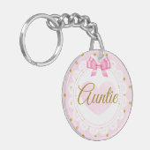 おばさん |誕生のお知らせ |超音波 キーホルダー (正面左)