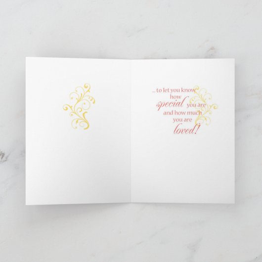 おばさん、90誕生日、Just a Note Sunflower カード (内部)