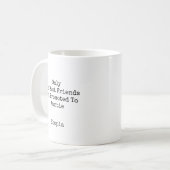 おばちゃんに昇格おめでとうベストフレンド コーヒーマグカップ (正面左)