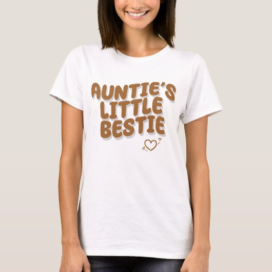 おばちゃんの小さなベストフレンド Tシャツ (正面)