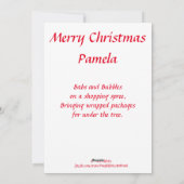 おばちゃんは靴を持つ、もっと夢を見る、色のスケ ッチを持つ シーズンカード (裏面)