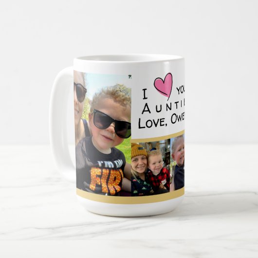 おばちゃんを愛している コーヒーマグカップ (正面左)