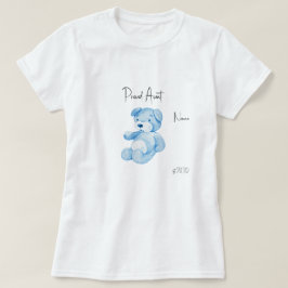 おばちゃん自慢のブルーテディベアTシャツ ベビーシャワー Tシャツ