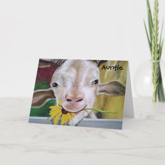 「おばちゃん」ハッピーバースデー – あなたはとても多くのおもしろい カード (正面)