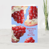 おばとおじのためのロシュ・ハシャナー ぶどうの実 シーズンカード (正面)