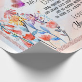 おばへのプレゼント | 姪からおばへの愛の手紙 ラッピングペーパー (角)