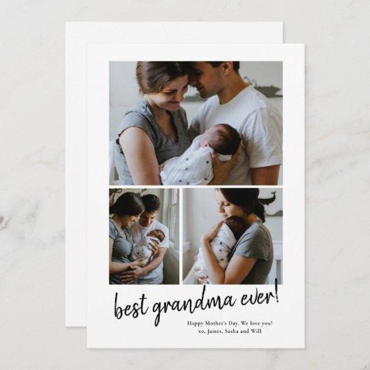 おば最高のあちゃんが母のデイカードを撮ったことがある シーズンカード (正面/裏面)