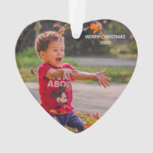 おば最高のあちゃんが聖降誕祭のおじいちゃんに オーナメント (裏面)