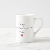 おば最高のあちゃんの骨中国マグ ボーンチャイナマグカップ (右)