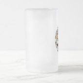 おば最高のえ、レトロおば最高のえ、おばさんギフト フロストグラスビールジョッキ (中央)