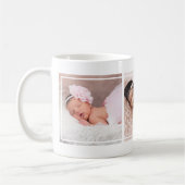 おば最高のさんは2枚の写真黒と金ゴールド コーヒーマグカップ (左)