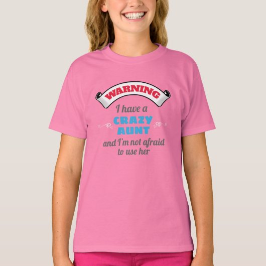 おば熱狂するさん警告がいるの熱狂するよ Tシャツ (正面)