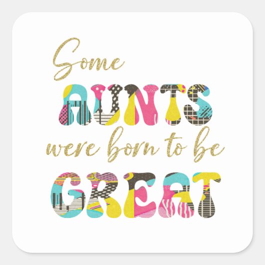 おば素晴らし スクエアシール (正面)