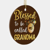 おば賛美あちゃんにかわいい蜂の母 セラミックオーナメント (右)