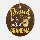 おば賛美あちゃんにかわいい蜂の母 セラミックオーナメント (左)