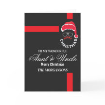 おば/おじさんへ　クリスマスおめでとう