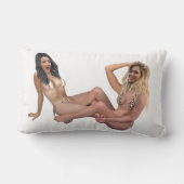 おひつじ及び雌レスリング ランバークッション (裏面)