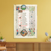 おひつじ座と木を切り倒す男 キャンバスプリント (インサイチュ (リビング))