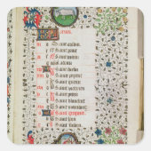 おひつじ座と木を切り倒す男 スクエアシール (正面)