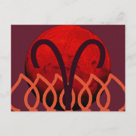 おひつじ座のポストカード ポストカード