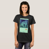 おひつじ座の星座、ヴィンテージの黄道十二宮占星術 Tシャツ (正面フル)