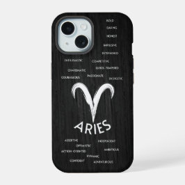 おひつじ座の特徴を持つ男性向けグッズ iPhone 15ケース