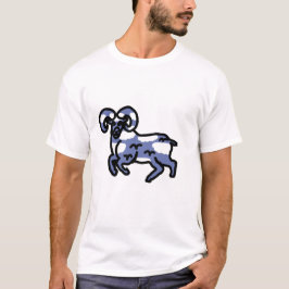 おひつじ座の羊の星座Tシャツ - 強いおひつじ座のエネルギー Tシャツ