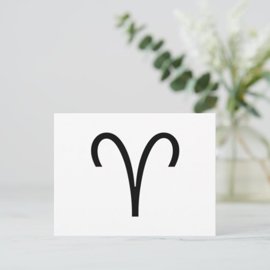 おひつじ座 ポストカード (スタンド正面)