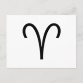 おひつじ座 ポストカード (正面)