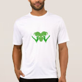 おひつじ座-ヨガトレーニングTシャツ Tシャツ (正面)