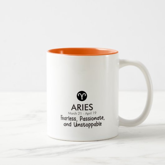 おひつじ座 占星術 誕生日 コーヒーマグ ツートーンマグカップ (右)