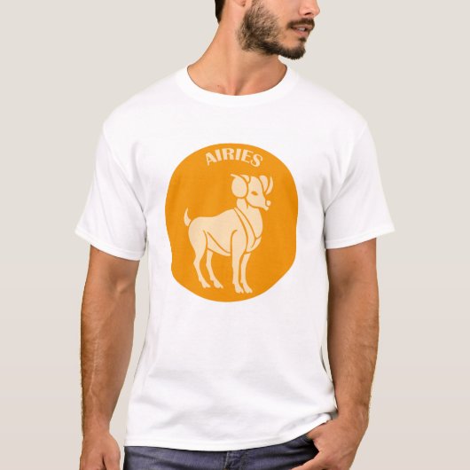 おひつじ座, 星座, 占星術, ホロスコープ Tシャツ (正面)