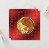 おひつじ座 & 木の寅年 カード (正面/裏面インサイチュ)