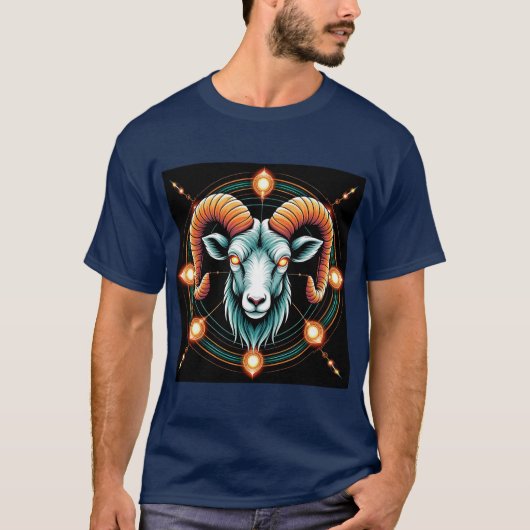おひつじ座 Tシャツ (正面)