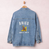 おひつじ座Tシャツ デニムジャケット (ハンガー)