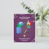 おひつじ用ハロウィンはがき ポストカード (スタンド正面)