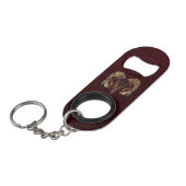 おひつじ青銅 キーホルダー栓抜き (正面アングル)