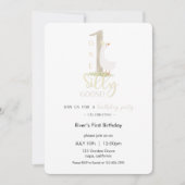 おひとりさま愚かなガチョウの誕生日パーティーの招待状 招待状 (正面)